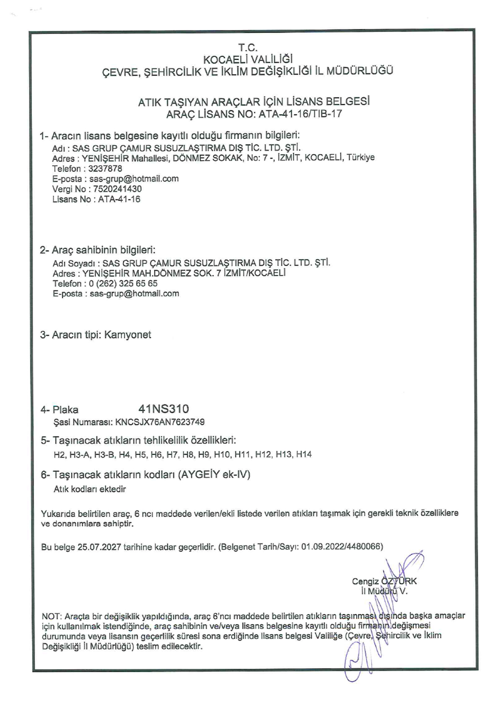 Araç Lisansı 4