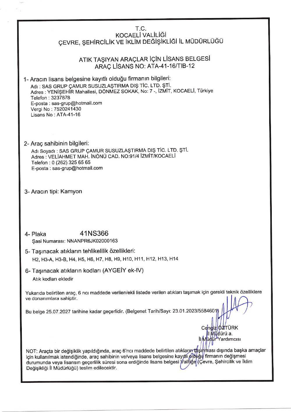 Araç Lisansı 6